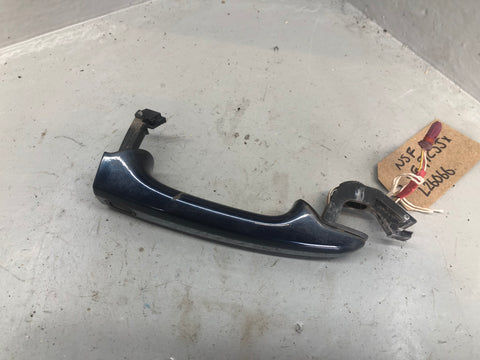 Jaguar XF Front Door Handle Near Side Indigo Blue Keyless X250 2007 to 2015