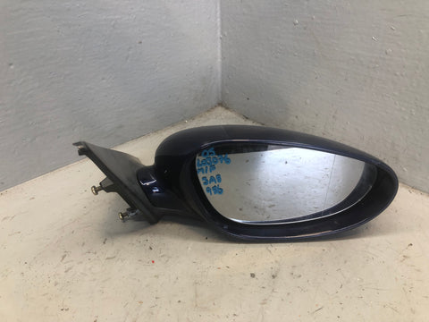 Porsche Boxster 986 Door Mirror Off Side Lapis Blue Metallic 1996 to 2004