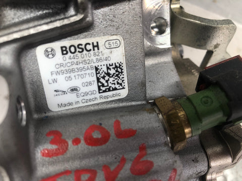 Bosch Injector Fuel Pump High Pressure 3.0 TDV6 FW939B395AB Land Rover L319 L405