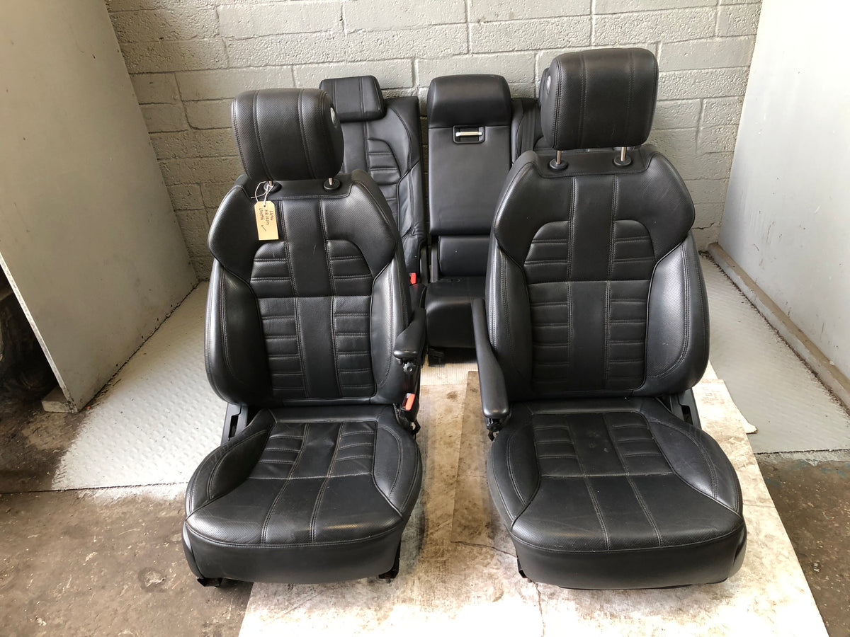 Range Rover Sport Seats Heated Cooled Electric Black Leather x 5 L494 L14096