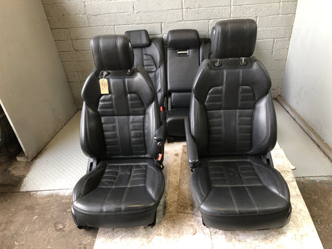 Range Rover Sport Seats Heated Cooled Electric Black Leather x 5 L494 L14096