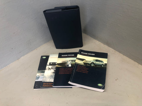 Range Rover Handbook Manual User Guides in Wallet L322 Facelift D01076