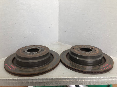 Range Rover Brake Disc Rotors Pair Of Rear L322 2006 to 2010 K11056