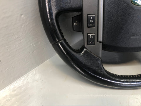 Steering Wheel Multi Function Leather Black Discovery 3 Range Rover Sport K02066