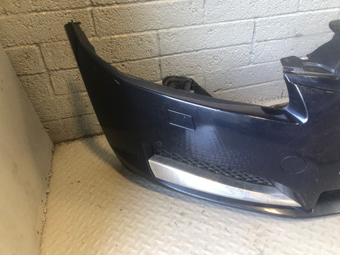 Jaguar XF Front Bumper Indigo Blue Metallic JJX X250 2011 to 2015 L26066