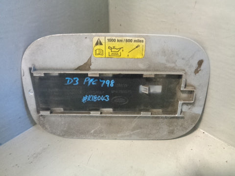Discovery 3 Fuel Filler Flap in Zermatt Silver Land Rover 2004 to 2009