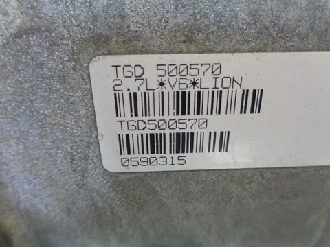 Automatic Gearbox 2.7 TDV6 Discovery 3 Range Rover Sport TGD500570 Auto