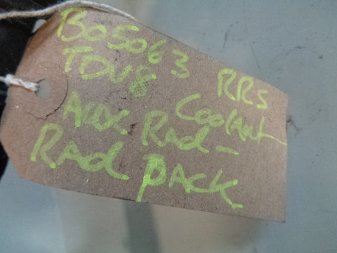 Range Rover Sport Water Coolant Pipes Auxiliary Radiator 3.6 TDV8 L320