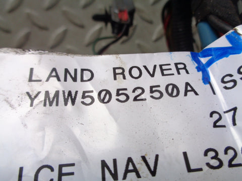 Range Rover Sport ICE In Car Entertainment Wiring Loom YMW505250A L320