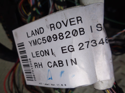Range Rover Sport Interior Cabin Wiring Loom L320 YMC509820B 2005 to 2009