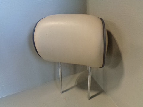 Range Rover L322 Front Near Side Headrest in Parchment with Black Piping