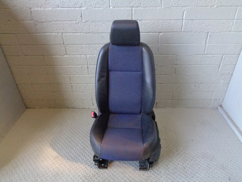Freelander 2 Seats Set of Electric Half Leather Blue Land Rover 2006 to 2011 B22083