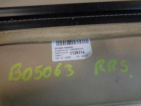 Range Rover Sport Armrest Rear Seat Second Row Leather Alpaca L320 2005 to 2009