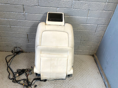 Range Rover L322 Seat Back Off Side Front Ivory Leather Heated Screen R27115