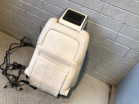 Range Rover L322 Seat Back Off Side Front Ivory Leather Heated Screen R27115