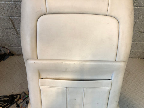 Range Rover L322 Seat Back Off Side Front Ivory Leather Heated Screen R27115