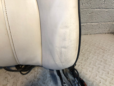 Range Rover L322 Seat Back Near Side Front Ivory Leather Heated Screen R27115