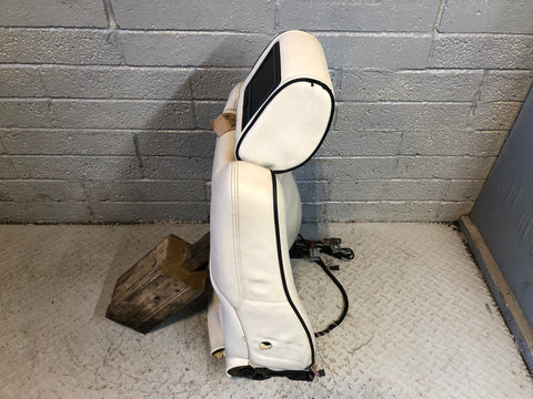 Range Rover L322 Seat Back Near Side Front Ivory Leather Heated Screen R27115