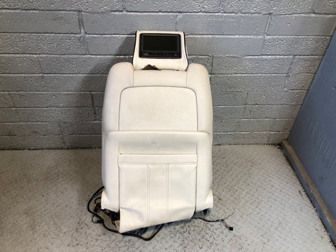 Range Rover L322 Seat Back Near Side Front Ivory Leather Heated Screen R27115