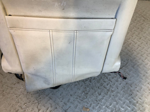Range Rover L322 Seat Back Near Side Front Ivory Leather Heated Screen R27115