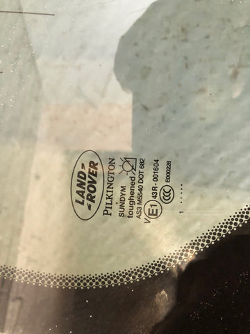 Discovery 4 Window Glass Quarter Off Side Rear Land Rover 2009 to 2016