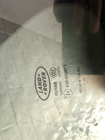 Discovery Sport Rear Quarter Window Glass Near Side Left L550 Land Rover