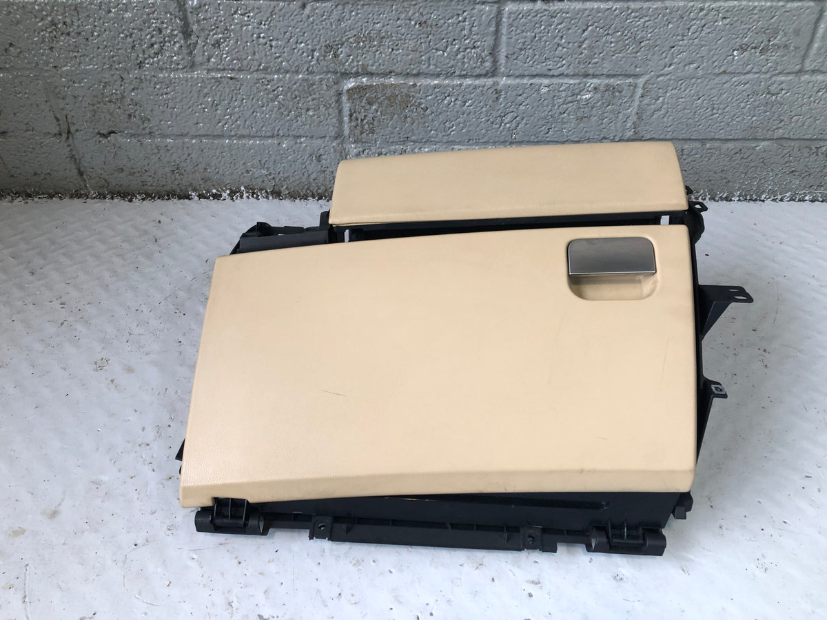 Range Rover Sport Glove Box Complete Upper and Lower Almond 2005 to 2013