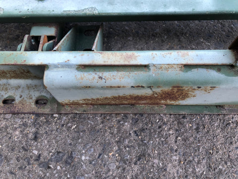 Humvee Rear Bench Seats Foldable Green Metal Military Spec 1985 to Present H1