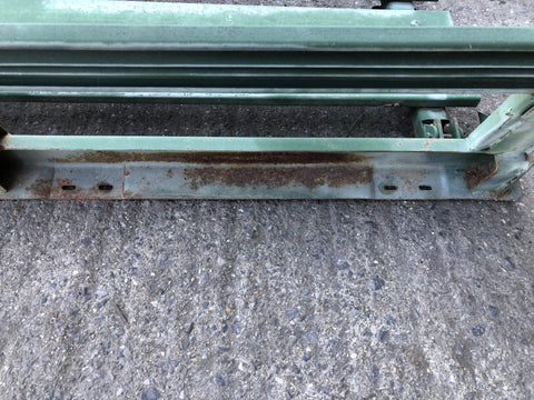 Humvee Rear Bench Seats Foldable Green Metal Military Spec 1985 to Present H1