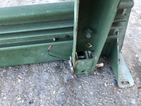 Humvee Rear Bench Seats Foldable Green Metal Military Spec 1985 to Present H1