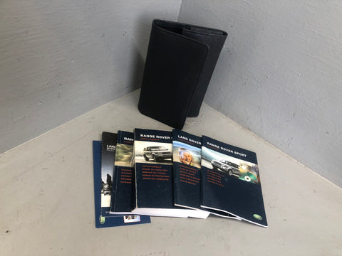 Range Rover Sport Handbook Manual User Guides in Wallet 2005 to 2009 D17066