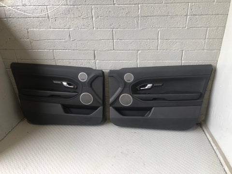 Range Rover Evoque Door Cards Pair of 3 Door in Black L538 2011 to 2015 L03066