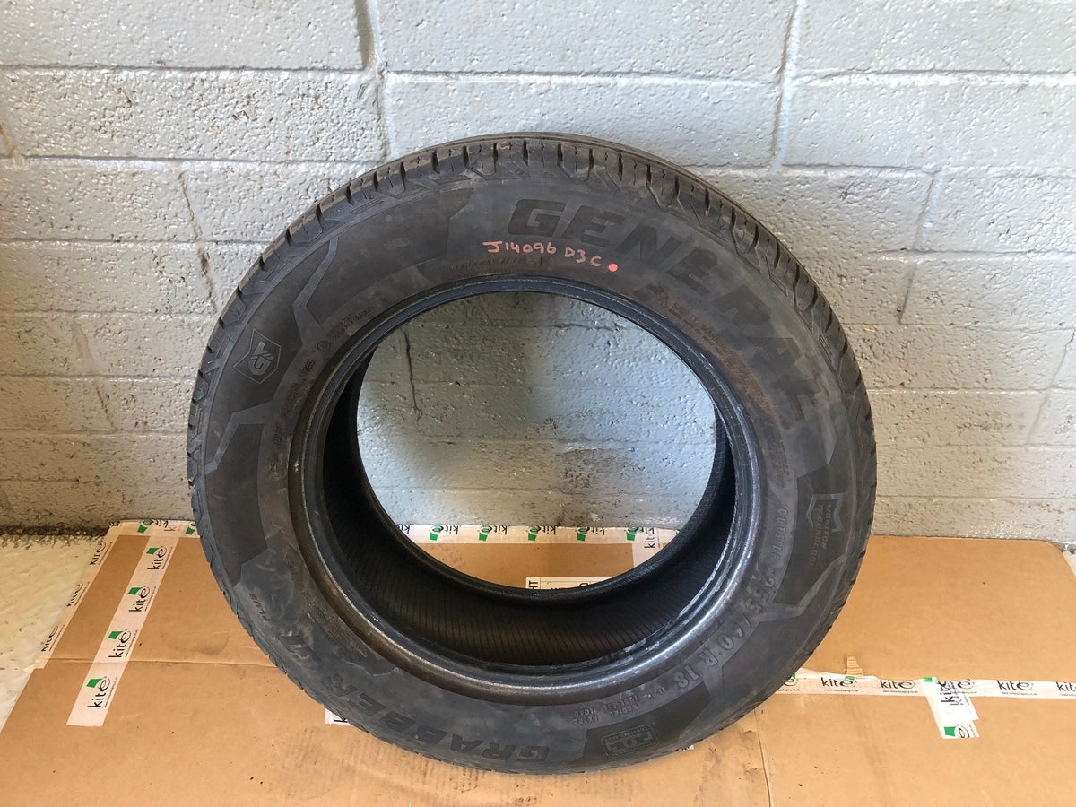 General Grabber GT Part Worn Tyre 255 60 18 5mm Tread 255 60R 18 J14096C