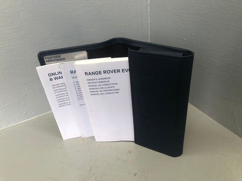 Range Rover Evoque Handbook User Manual in Wallet L538 2011 to 2018 09066