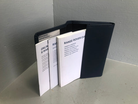 Range Rover Evoque Handbook User Manual in Wallet L538 2011 to 2018 09066