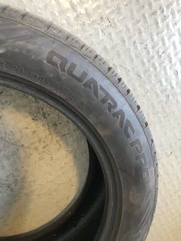 Vredestein Quatrac Pro Tyre Part Worn 20" 255/50R20 6mm Tread D27056A