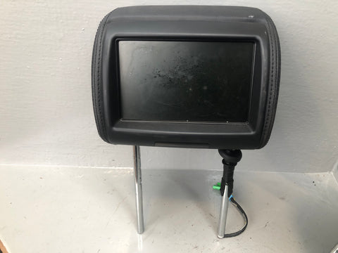 Range Rover Evoque Head Rests Pair With Screens Black Leather With Remote Kit