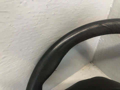 Porsche Boxster 986 Steering Wheel 3 Spoke in Black Leather 1996 to 2002