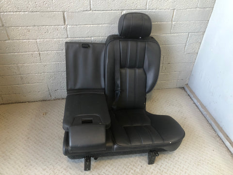 Range Rover L322 Leather Seats Black Heated Facelift 2006 to 2009 D01076