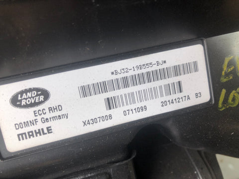 Range Rover Evoque Heater Blower Air Conditioning Heater Matrix BJ32-19B555K-BJ