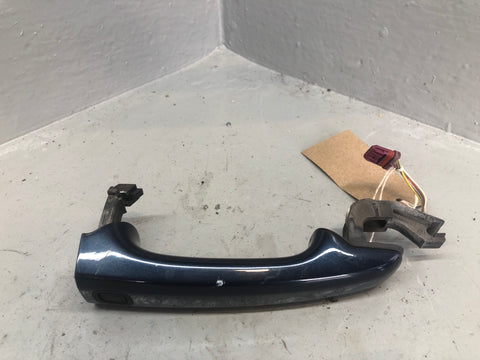 Jaguar XF Front Door Handle Off Side Indigo Blue Keyless X250 2007 to 2015