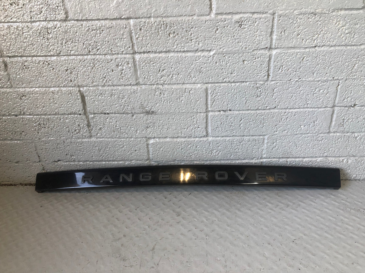 Range Rover Sport Tailgate Lower Trim Panel in Java Black 697 L320 2005 to 2009