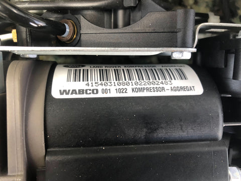 Range Rover L322 Air Suspension Compressor Pump Wabco and Housing 2002 to 2006