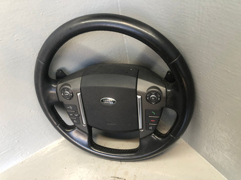 Discovery 4 Steering Wheel Leather Black Land Rover 2013 to 2016 K18066