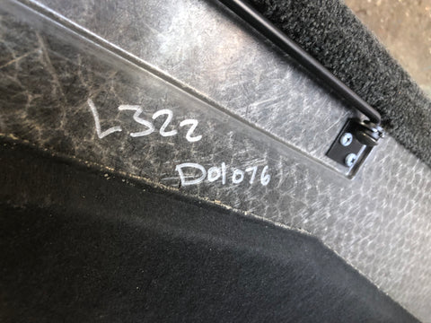 Range Rover L322 Boot Floor Carpeted in Black 2002 to 2012 D01076