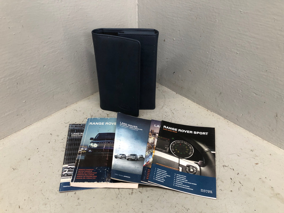 Range Rover Sport Handbook Manual User Guides in Wallet 2009 to 2013 L26096
