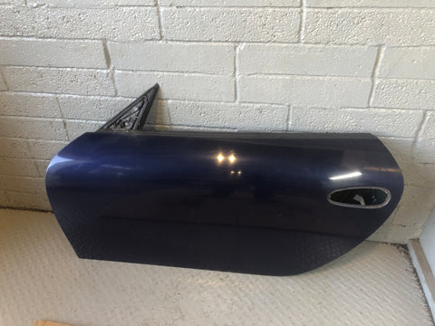 Porsche Boxster 986 Door Near Side Left in Lapis Blue Metallic 3A8 1996 to 2004