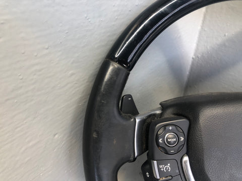 Range Rover L322 Leather Steering Wheel Piano Black Heated 2010 to 2013 L29076