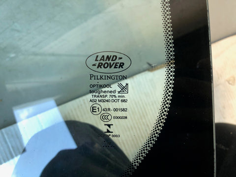 Discovery 3 Window Glass Quarter Near Side Rear Land Rover 2004 to 2009 Clear