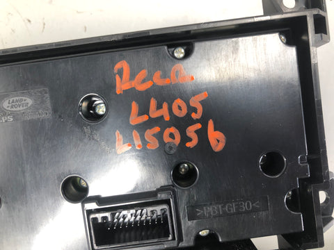 Range Rover L405 Rear Heater A/C Control Panel DPLA-18D687-BC 2013 to 2017